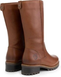 Travelin' Fitjar Leren Dames Laarzen - Wol Gevoerde Laars - Cognac Bruin Leer - Maat 41 -Gabor Verkoop 2024 949x1200 3