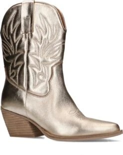 Manfield - Dames - Goudkleurige Metallic Cowboy Laarzen - Maat 38 -Gabor Verkoop 2024 956x1200 1