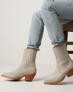 Shabbies 182020350 Cowboylaarzen - Western Laarzen - Dames - Grijs - Maat 40 -Gabor Verkoop 2024 959x1200 1