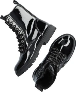 Vingino Eva High Veterboots - Laarzen Met Veters - Meisjes - Zwart - Maat 28 -Gabor Verkoop 2024 992x1200 3